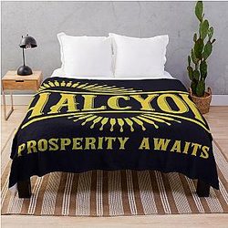 Halcyon Colony Logo - The Outer Worlds Logo Throw Blanket