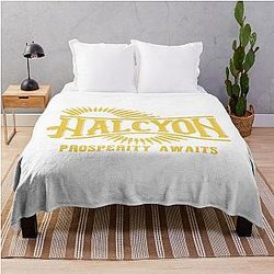Halycon The Outer Worlds Throw Blanket