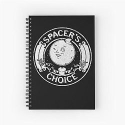 Spacer's Choice Distressed White Logo The Outer Worlds Spiral Notebook
