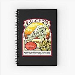 Halcyon, the Outer World Spiral Notebook