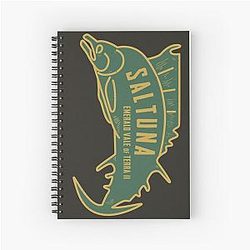 Saltuna Logo The Outer Worlds Brand Logo Spiral Notebook