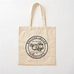 Welcome Aboard The Outer Worlds Cotton Tote Bag