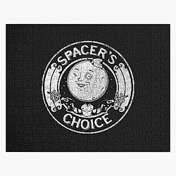 Spaceramp's Choice Distressed White "The Outer Worlds" Logo 252 Jigsaw Puzzle