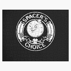 Spacers choice distressed white logo the outer worlds essential t-shirt Jigsaw Puzzle