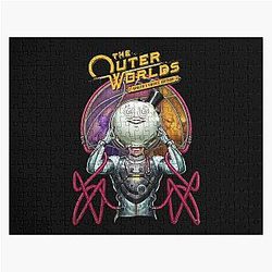 The Outer Worlds: Cosmic Frontier Gentleman - Sci-Fi Space Adventure Art Jigsaw Puzzle