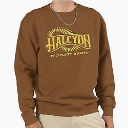 Halcyon Colony Logo - Outer Worlds Logo Pullover Sweatshirt