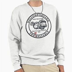 Welcome Aboard The Outer Worlds Pullover Sweatshirt