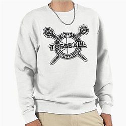 Tossball Interstellar League The Outer Worlds Black Print Pullover Sweatshirt
