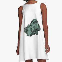 The Unreliable Space Ship the Outer Worlds A-Line Dress
