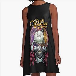 The Outer Worlds 2-Cosmic Frontier Gentleman Retro Sci-Fi Space Adventure Art Dress