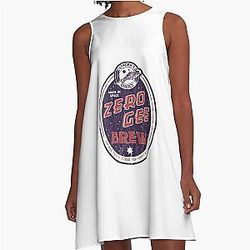 Zero Gees Brew in The Outer World A-Line Dress