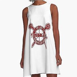 Tossball Interstellar League The Outer Worlds A-line Dress