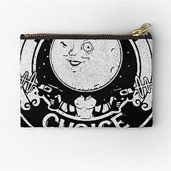 Spacer's Choice Distressed White Logo Zipper Pouch The Outer Worlds