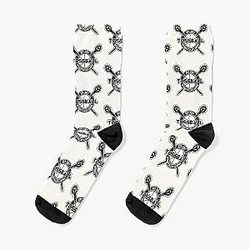 Tossball Interstellar League The Outer Worlds Black Print Socks