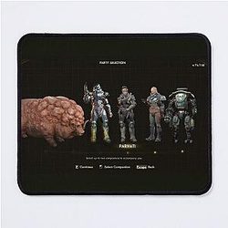 The Outer Worlds Party selection Photoshop Mouse Pad