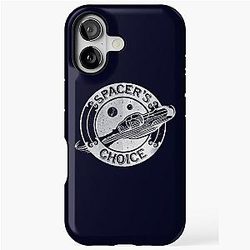 Outer Worlds Logo iPhone Tough Case - Spacer's Choice Distressed White