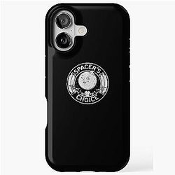 Space Case Distressed White Logo The Outer Worlds Logo Essential iPhone Tough Case