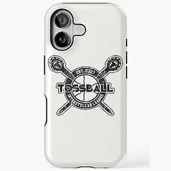 Tossball Interstellar League The Outer Worlds Black Print iPhone Case