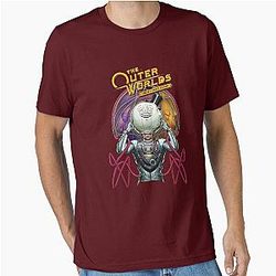 The Outer Worlds - Cosmic Frontier Gentleman Retro Sci-Fi Space Adventure T-Shirt