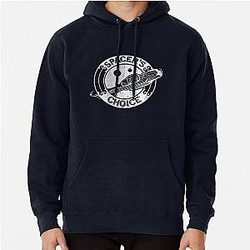 Spacer's Distressed White Alternate Logo - The Outer Worlds Logo Hoodie