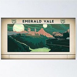 The Outer Worlds Emerald Vale Poster