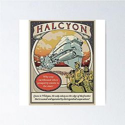 The Outer Worlds - Come to Halcyon Poster