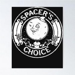 Spacers Choice Distressed White Logo Essential T-Shirt The Outer Worlds Poster