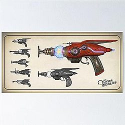 The Outer Worlds Shrink Ray Poster