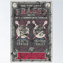 The Outer Worlds Fabulous Fraser Bros Tossball Poster