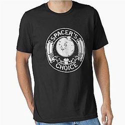 Spacer's Choice Distressed White Logo The Outer Worlds Logo T-Shirt