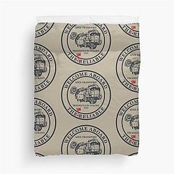 Welcome Aboard The Outer Worlds Duvet Cover
