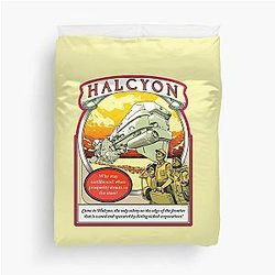 Halcyon Outer Worlds Duvet Cover