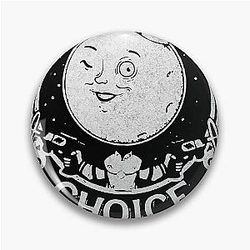 Spacer's Choice Distressed White Logo The Outer Worlds Pin