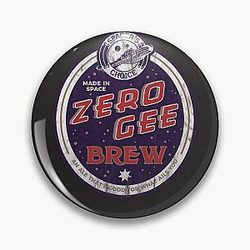 Zero Gravity Brew The Outer Worlds Essential T Shirt Pin