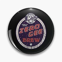 Zero Gee Brew The Outer Worlds Essential T-Shirt Pin