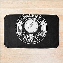 Spacers Choice Distressed White Logo Essential T-Shirt - The Outer Worlds Logo Bath Mat