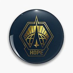 USS Hope Crest The Outer Worlds Pin