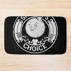Spacer's Choice Distressed White Logo The Outer Worlds Logo Bath Mat