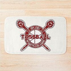 Tossball Interstellar League The Outer Worlds Logo Bath Mat