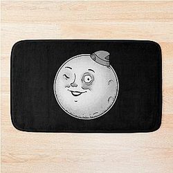 Moon Head The Outer Worlds Bath Mat