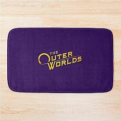 The Outer Worlds V-Neck Bath Mat