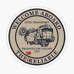 Welcome Aboard The Outer Worlds Sticker
