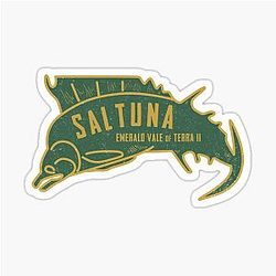 Saltuna Logo The Outer Worlds Brand Logo Sticker