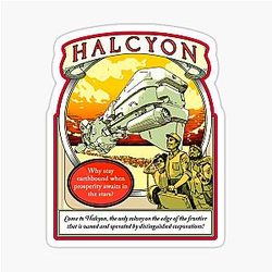 Halcyon, The Outer Worlds sticker