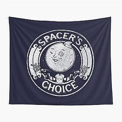 The Outer Worlds Distressed White Logo Tapestry