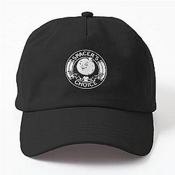 Spacers choice Distressed white logo the outer world logo essential Dad Hat