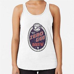 Zero Gee Brew The Outer Worlds Racerback Tank Top