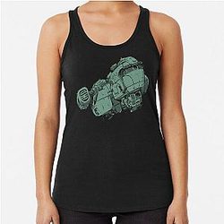 The Unreliable Space Ship The Outer Worlds Racerback Tank Top