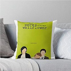 The Perks of Being a Wallflower Alternative Minimal Movie Poster Throw Pillow