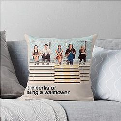 The Perks of Being a Wallflower Alternate Minimal Cover Throw Pillow